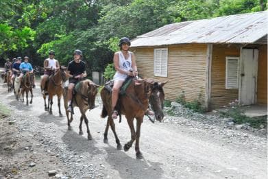 Puerto Plata Combo Experience: Zip-line + Horseback Riding