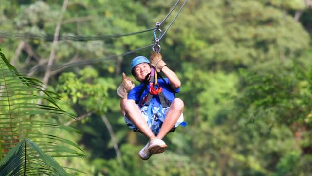 Eco-Adventure Rafting and Zipline Combo