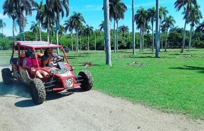 Private: Amber Cove or Taino Bay: Buggy Tour with Beach Stop