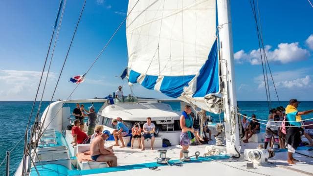From Punta Cana: Saona Island Cruise with Private Beach