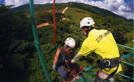 Punta Cana: Buggy and Zipline Adventure at La Hacienda