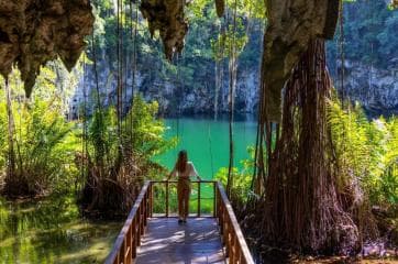 Private: Santo Domingo: Los Tres Ojos & Boca Chica Day Trip