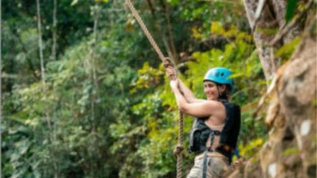 San Juan: Rainforest and Waterslide Adventure With Transport
