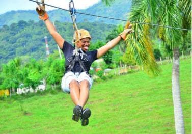 Private: Punta Cana ZipLine Adventure with Suspension Bridge