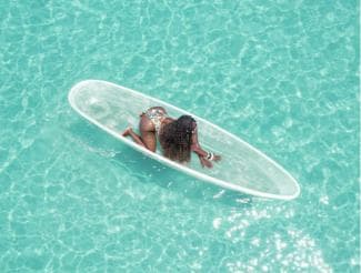 Punta Cana: Single Clear Kayak Photoshoot