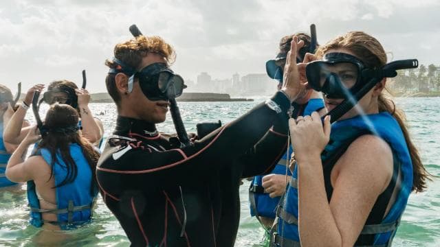 San Juan: Beginner Snorkeling Tour with Turtles and Videos