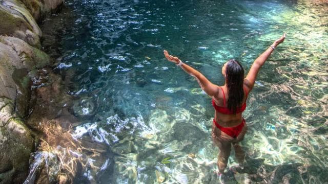 Rio Negro Hot Springs & Oropendola Waterfall Combo & Lunch