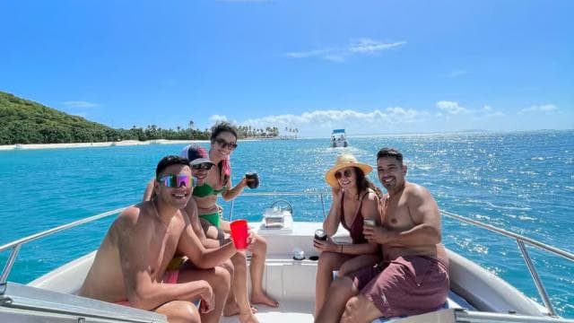 Power Catamaran All Included Island Trips