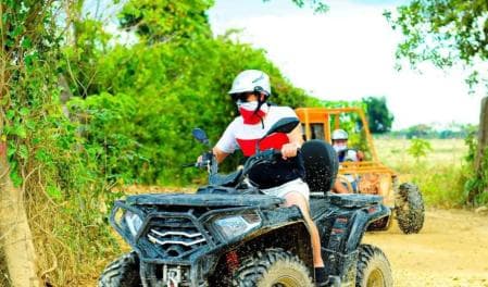 Punta Cana: ATV Tour with Taino Cave & Macao Beach
