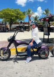 Bavaro Punta Cana: City Tour with Harley models E-Scooters