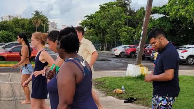 Latin Zumba Beach Class in San Juan, Puerto Rico