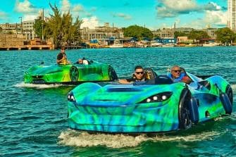San Juan: WATER JET CAR- Blue McLaren Experience