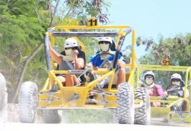Private Punta Cana Buggy Ride, Zipline & Waterfall Pool Tour - Photo 5 (Gallery view)