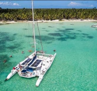 Saona Island Tour All Inclusive Speedboat and Catamaran