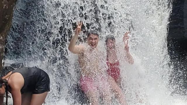 San Juan: Cave, Waterfall, & River Adventure in Charco Azul