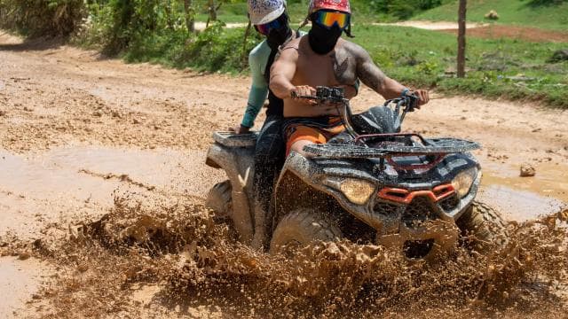Punta Cana: ATV Tour with Underground Cave and Macao Beach
