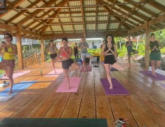 Las Galeras: Morning Yoga or Aerial Yoga at Villa Serena