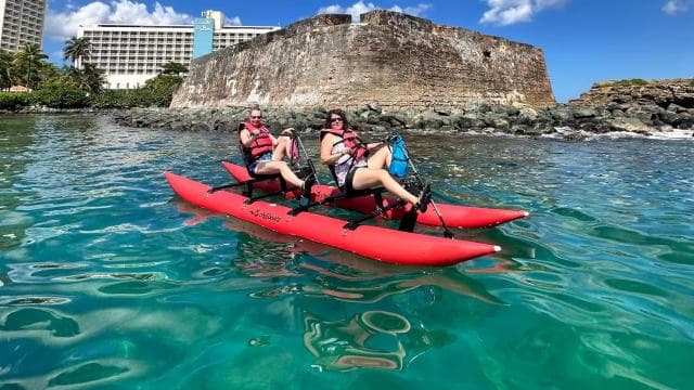 San Juan: Eco-Tour Chiliboats Waterbike, Condado Lagoon - Dominican Republic