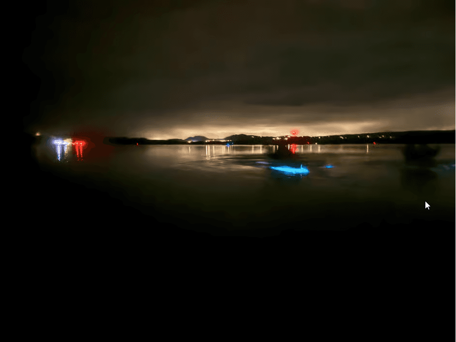 Canoa Transparente en la Bahía Biolumincente en Vieques - Dominican Republic