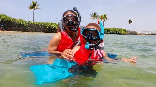 San Juan: Kids and Family Snorkeling Adventure with Videos