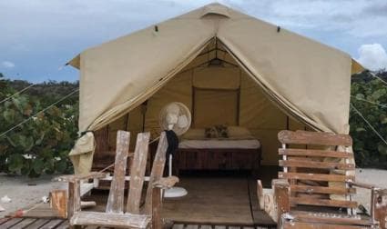 Bahía de las águilas glamping experience from Santo Domingo