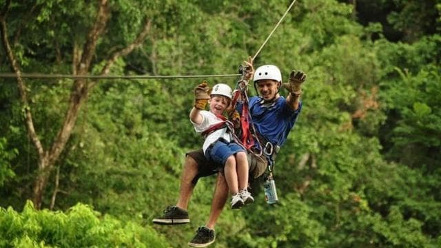 From San Jose: Zipline, ATV and Waterfalls Combo Tour