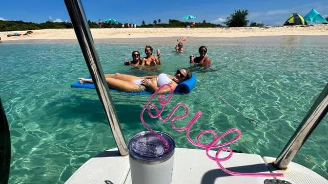 Power Catamaran All Included Island Trips