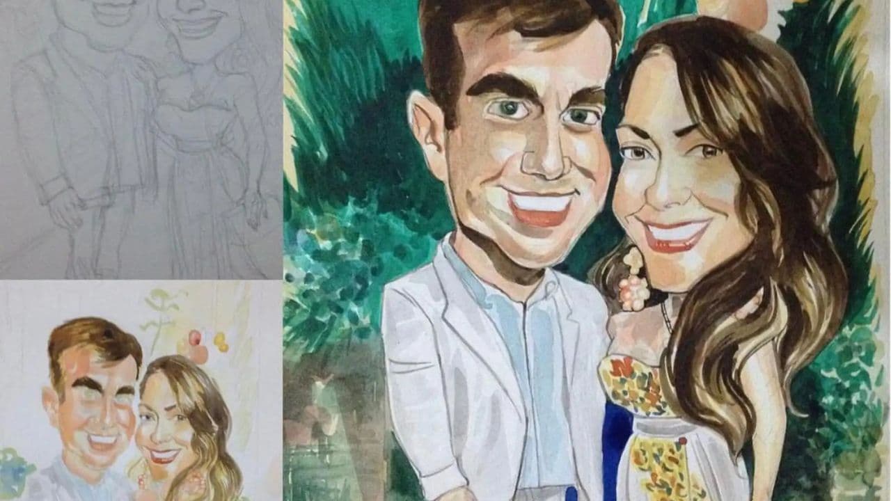 Live Caricature Experience in Punta Cana