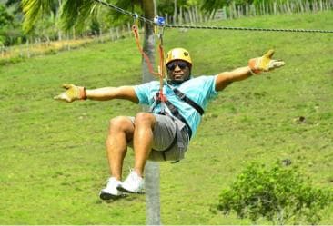 Private: Punta Cana ZipLine Adventure with Suspension Bridge