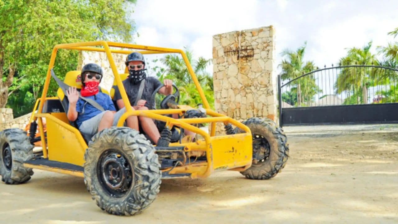 From Samaná: Baiguate Waterfall and Jarabacoa Buggy Tour