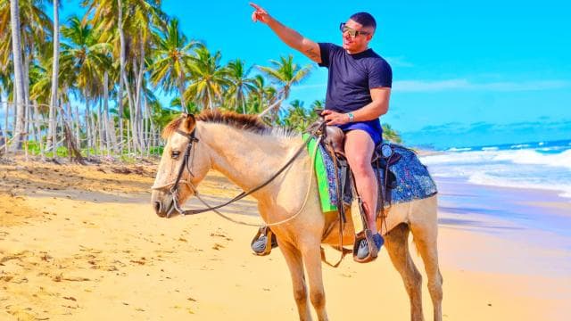 Horseback Riding at Macao Beach and River with Transfers