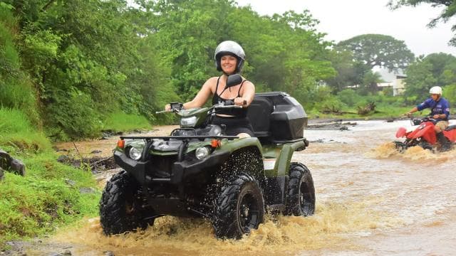Jaco Beach: Zip Line and ATV Adventure Combo Tour