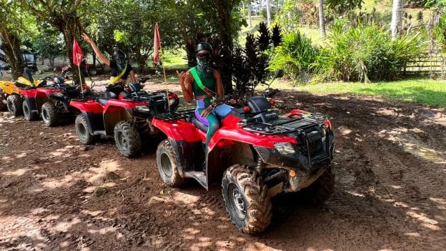 Uvita: Private ATV Tour with Coconut Rum Tasting