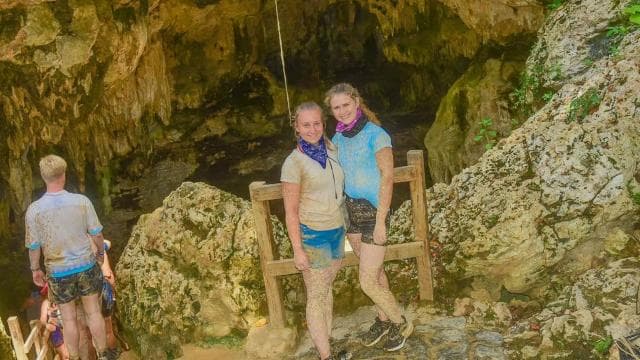 From Bavaro: Buggy Tour 44 to Macao Beach and Cenote