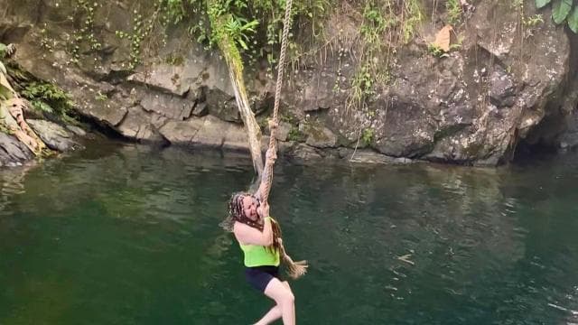 San Juan: Transport to El Yunque Famous Waterslide Adventure