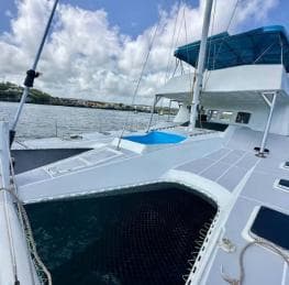 Private catamaran for groups with Lunch & Drinks