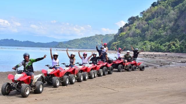From Jaco Beach: Jungle, Beach and River ATV Adventure