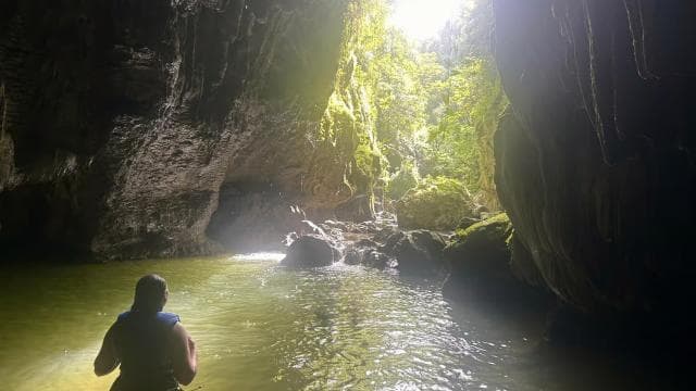Charco Azul, Caves, Waterfalls, Beach, Free Adult Drinks