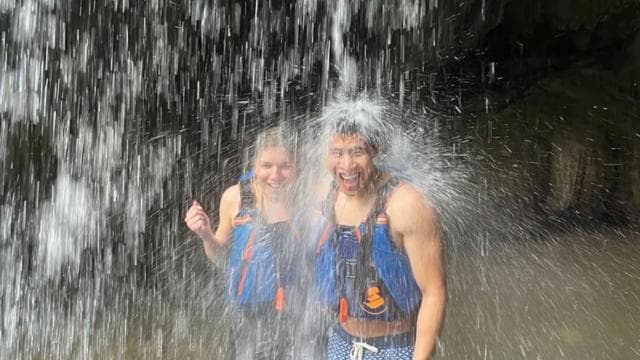 San Juan: Cave, Waterfall, & River Adventure in Charco Azul