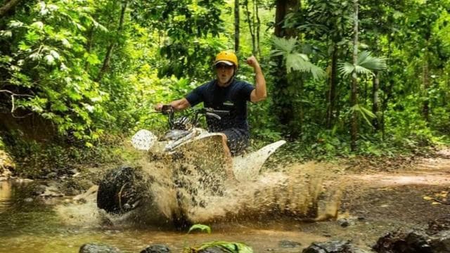 Jaco: Off-Road ATV, Zipline & Waterfall Rappelling Adventure