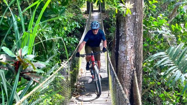Jungle Mountain Bike Tour & Waterfall Swim
