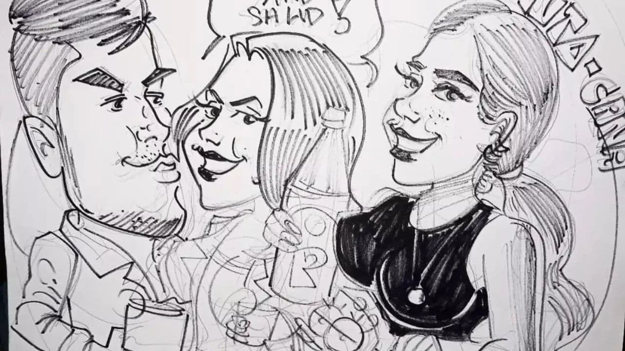 Live Caricature Experience in Punta Cana