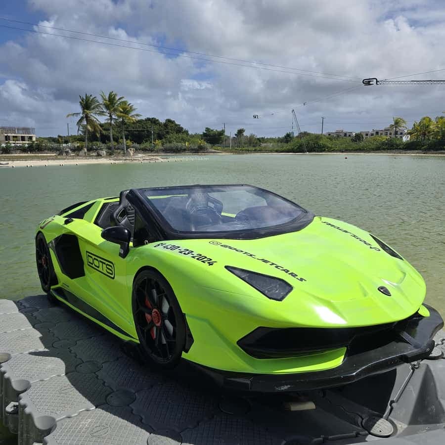 Punta Cana: Ride in Style on a Lamborghini Jet Car Boat