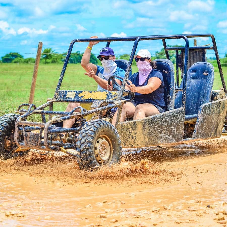 Punta Cana: Buggy with Transportation and Cenote & Macao Beach