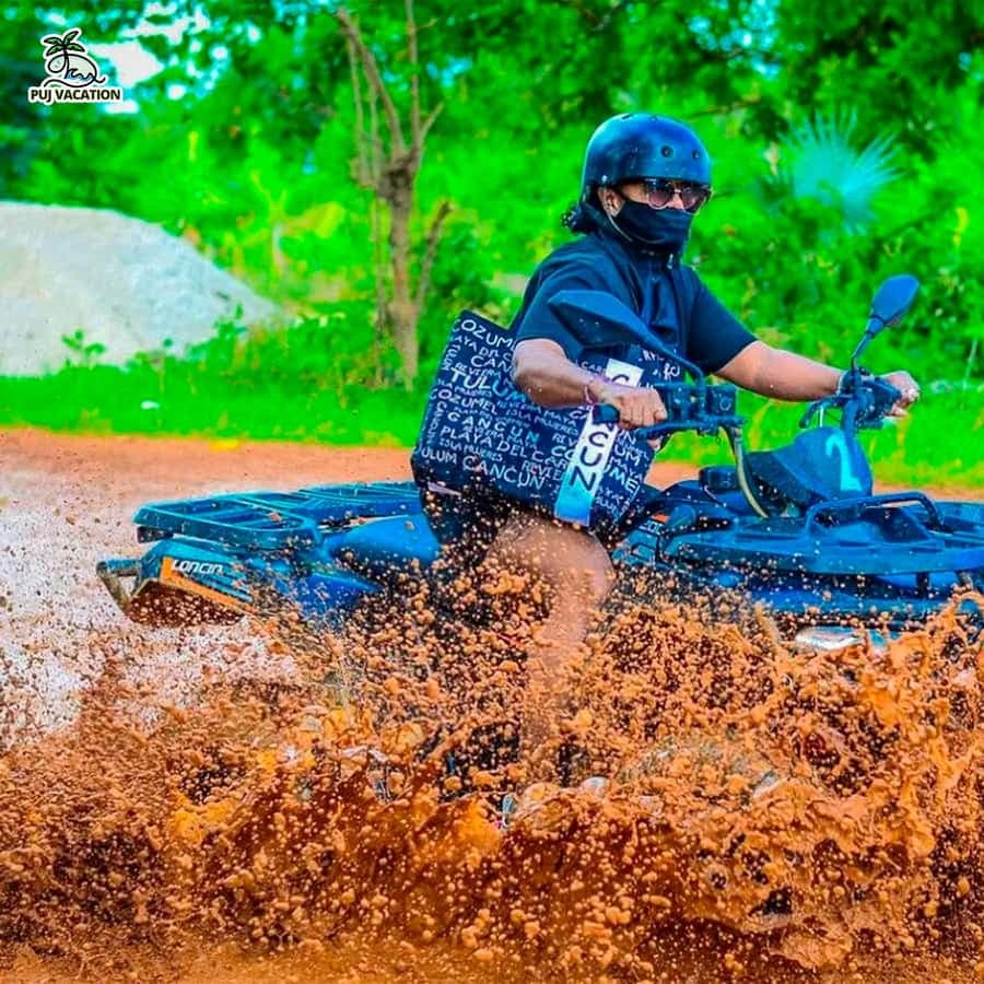 Punta Cana: ATV/Can-Am with beach and blue cave