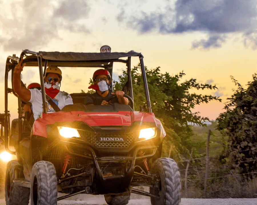 Punta Cana: Sunset Buggy Tour With Cave Swim and Dance Show
