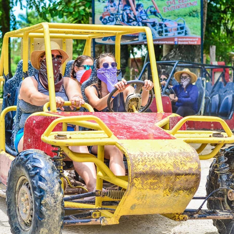 Punta Cana: Buggy with Transportation and Cenote & Macao Beach