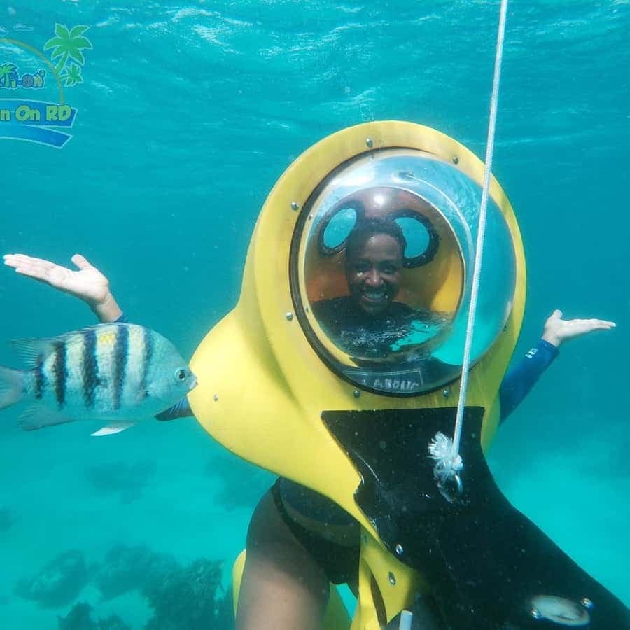 From Punta Cana: ScubaDoo, Snorkel & Glass Bottom Boat Tour