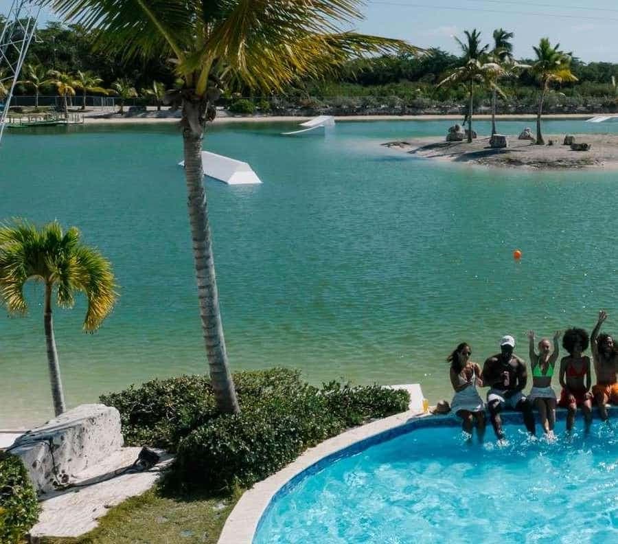 Punta Cana: Caribbean Lake Park Wakeboarding, Zipline & More