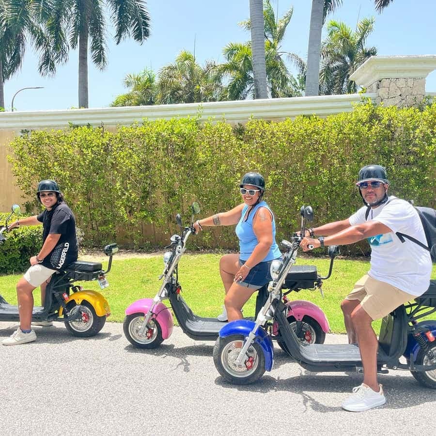 Bavaro Punta Cana: City Tour with Harley models E-Scooters